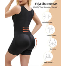 AURESHAPE  Fajas Colombians Shapewear for Women Tummy Control Full Shapewear Butt Lifter with Zipper Crotch